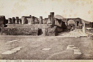 Temple de Jupiter à Pompéi - Giorgio Sommer