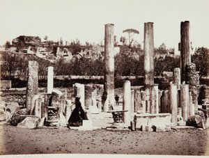 Le Temple de Sérapis à Pouzzoles, Naples - Giorgio Sommer