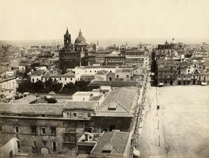 Vue de Palerme depuis Porta Nuova, Sicile, Italie, photographie de Giorgio Sommer - Giorgio Sommer