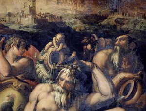 Allégorie de la région du Chianti, Italie - Giorgio Vasari