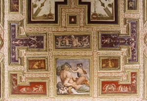 (détail) Cérès nourrissant Triptolemus, plafond d