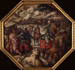 Défaite des Vénitiens en Casentino, 1563-1565 - Giorgio Vasari