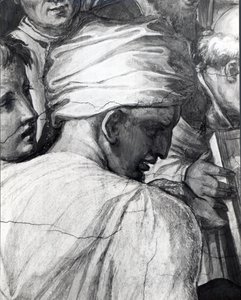 Portrait de Luca della Robbia dans la Sala di Cosimo il Vecchio