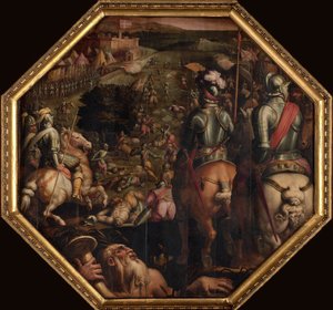 La bataille de Marciano en Val di Chiana, 1563-1565 - Giorgio Vasari