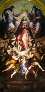 Le Couronnement de la Vierge - Giorgio Vasari