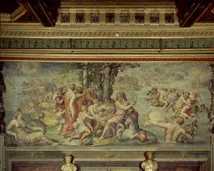 Les premiers fruits de la terre offerts à Saturne, 1555 - Giorgio Vasari