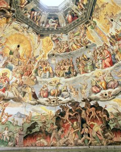 Le Jugement dernier, détail de la coupole du Duomo, 1572-79 - Giorgio Vasari