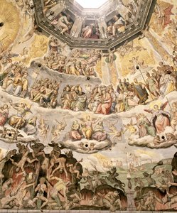 Le Jugement dernier, détail de la coupole du Duomo, 1572-79