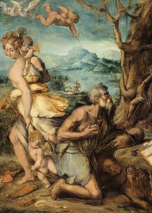 La tentation de saint Jérôme - Giorgio Vasari