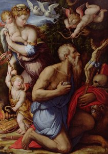 La Tentation de Saint Jérôme - Giorgio Vasari