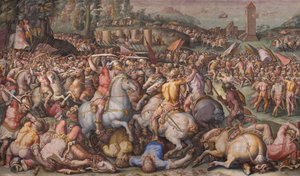 La déroute des Pisans à Torre San Vincenzo, 1568-1571 - Giorgio Vasari