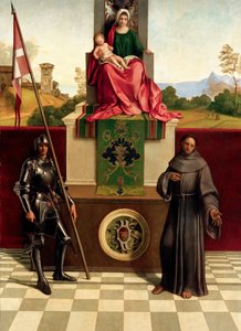 Madone et Enfant entre les Saints François et Nicasius, ca 1503-1504
