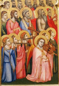 Anges jouant des instruments de musique (détail) - Giotto (c.1266 1337)