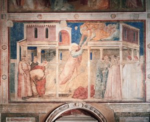 Italie, Florence, Basilique de la Sainte-Croix, Chapelle Peruzzi, Histoires de Jean l