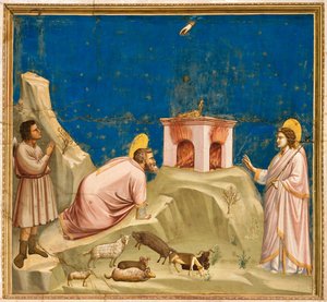 Italie, Padoue, Ange annonçant à Joachim qu