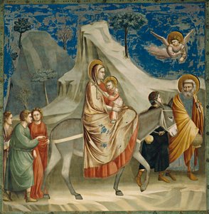 La Fuite en Égypte (détail) - Giotto (c.1266 1337)