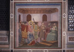 Christ devant Caïphe - Giotto (c.1266 1337)