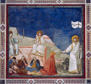 Noli Me Tangere - La Résurrection du Christ (détail) - Giotto (c.1266 1337)