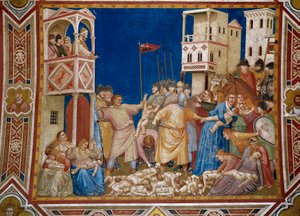 Le massacre des Innocents - Giotto (c.1266 1337)