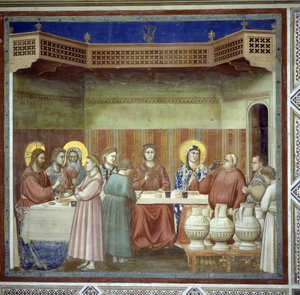 Les Noces de Cana - Giotto (c.1266 1337)