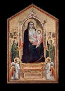 Vierge en majesté, entourée de saints - Giotto (c.1266 1337)