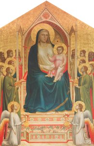 Tous les Saints Madonna Enthroned - Giotto