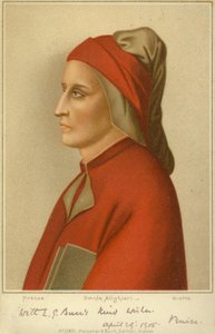 Dante Alighieri (vers 1265-1321), poète italien - Giotto di Bondone