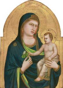 Madone avec enfant - Giotto di Bondone