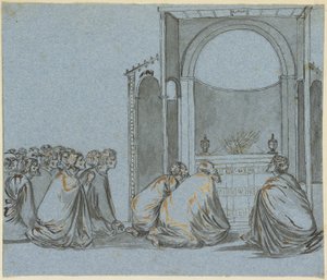 Prière pour la floraison des tiges - Giotto di Bondone