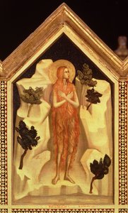 Sainte Marie Madeleine, du Polyptyque de Sainte Réparate (détail)
