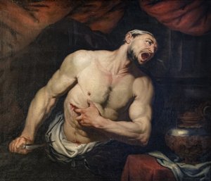 Le suicide de Caton - Giovan Battista Langetti