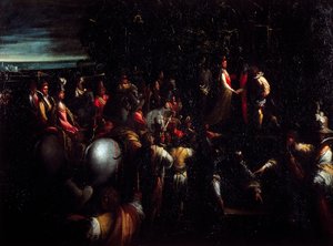 Scène de fable - Giovanni (1575 1655) Donducci