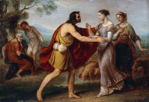 Rencontre entre Jacob et Rachel - Giovanni Carnovali