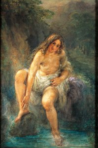 La baigneuse, par Giovanni Carnovali dit Le Piccio