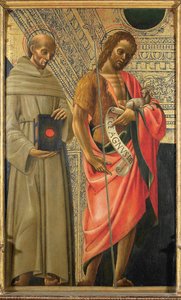Saint Bernardin de Sienne et Saint Jean-Baptiste, vers 1485-1490 - Giovanni Ambrogio Bevilacqua