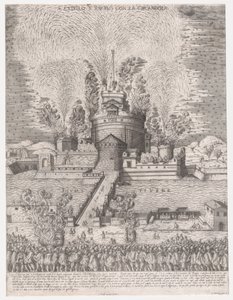 Speculum Romanae Magnificentiae : La Girandole au Castel Sant