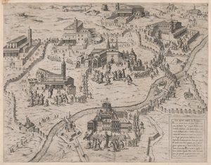 Speculum Romanae Magnificentiae: Les Sept Églises de Rome, 1575 - Giovanni Ambrogio Brambilla.