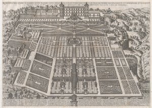 Speculum Romanae Magnificentiae: Palais et jardins de Tivoli, 1581