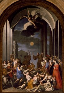 Miracles de Saint François de Paule, Cathédrale de Saint Agata, Gallipoli, Italie - Giovanni Andrea Coppola