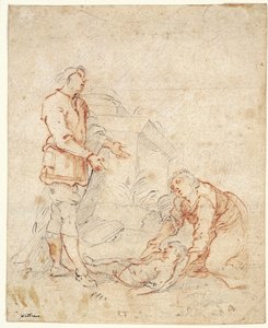 Scène biblique - Giovanni Andrea Ferrari