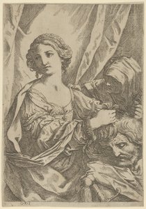 Judith saisissant la tête d