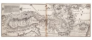 Carte de Vavassore de la mer Méditerranée, considérée comme la plus ancienne carte imprimée survivante - Giovanni Andrea Vavassore
