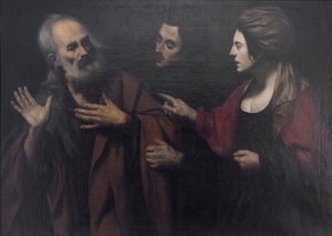 Le reniement de Saint Pierre - Giovanni Antonio Galli