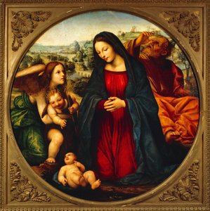 La Sainte Famille, par Giovanni Antonio Bazzi, dit Sodoma (1477-1549) - Giovanni Antonio Bazzi Sodoma