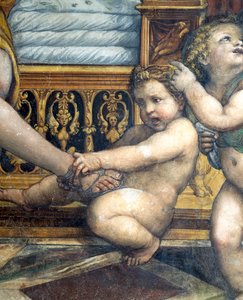La Sala delle Nozze di Alessandro e Rossana (détail) d