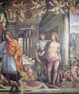 La Sala delle Nozze di Alessandro e Rossana (détail) d
