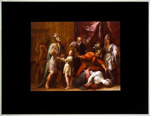 La Mort de Lucrèce - Giovanni Antonio Burrini or Burino