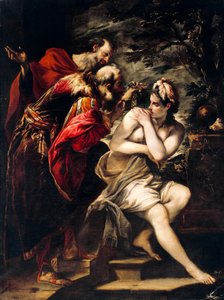 Suzanne et les vieillards - Giovanni Antonio Burrini or Burino