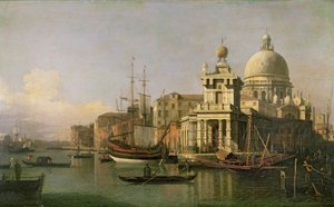 Vue de la Dogana et de Santa Maria della Salute