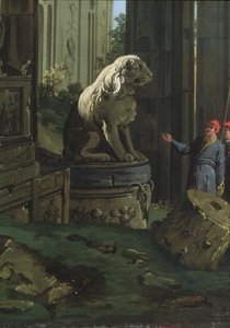 (détail) Capriccio avec des motifs de Padoue, vers 1756 - Giovanni Antonio Canal